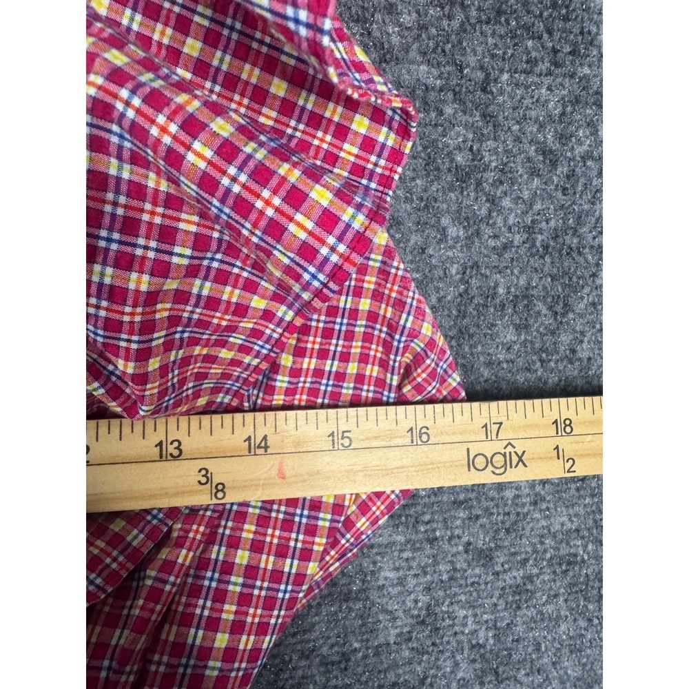 Misa Anthropologie La Stella‎ Dress Women S Red Gingham Wrap Maxi Boho Festival - Picture 8 of 13